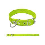 Savex Dokuma Kopek Boyun Tasmasi Yesil 3*60 Cm