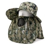 Savex Ense Korumalı Outdoor Şapka - Maskeli - Dijital Kamuflaj (M-3)- Savex