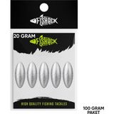 Savex Gezer Olta Kurşunu - Kıstırma (Zeytin) Kurşun - 20 Gram - 100 Gr Paket