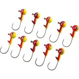 Savex Jighead - Zoka - Kurşunlu Olta Iğnesi - (Xh-A 02) - Sarı Kır. - 21 gr - 10 Adet