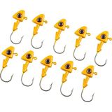 Savex Jighead - Zoka - Kurşunlu Olta Iğnesi - (Xh-A 07) - Sarı - 8 gr - 10 Adet