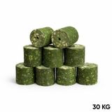Savex Sazan Yemi - Delikli Küspe - Mısır - Silindir - Yeşil - 30 Kg Paket
