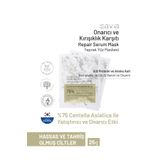 Savia Onarıcı ve Kırışıklık Karşıtı Yaprak Yüz Maskesi | Niacinamide | Hyaluronik | 75% Centella