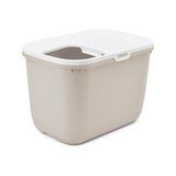 Savic Hop In Kapalı Kedi Tuvaleti - Krem - 60 x 45 cm
