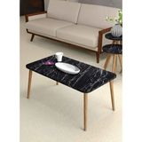 Savita Home Ahşap Orta Sehpa Kare - 90X50X42 cm - Bendir