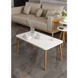Savita Home Ahşap Orta Sehpa Kare - 90X50X42 cm - Beyaz