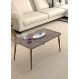 Savita Home Ahşap Orta Sehpa Kare - 90X50X42 cm - Gordion
