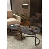 Savita Home Orta Sehpa Bade Ikili Lüx Special - 60 Çap x 48,5 - Bendir