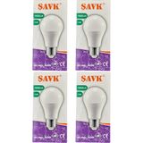 Şavk 12W 4000K (Günışığı) E27 Duylu LED Ampul (4 Adet) - Gün Işığı