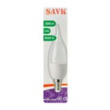Şavk 5,5W LED Ampul, E14 Duylu, Sarı Işık (3000K), Kıvrık
