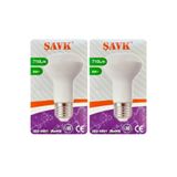 Şavk 8W LED R63 Ampul, 710 Lm, Sarı Işık (3000K), E27 Duylu, 2 Adet