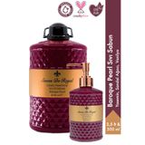 Savon De Royal Baroque Pearl Luxury Sıvı Sabun 2,5 lt & 500 ml | Yasemin, Sandal, Vanilya | Vegan, Nemlendirici