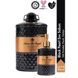 Savon De Royal Black Pearl Luxury Sıvı Sabun 2,5 lt & 500 ml | Portakal, Paçuli, Vanilya | Vegan, Nemlendirici