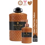 Savon De Royal Eden's Pearl Luxury Sıvı Sabun 2,5 lt & 500 ml | Yasemin, Amber, Vanilya | Vegan, Nemlendirici