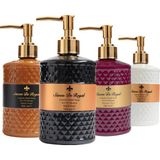 Savon De Royal Luxury Vegan Sıvı Sabun Karma Paket 4 x 500 ml Şık Tasarım ve Cilt Dostu Özellikler