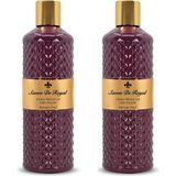 Savon De Royal Pearl 2x500 ml Mor Duş Jeli
