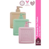 Savon De Royal Provence Luxury Sıvı Sabun Karma Paket 500 ml 3 Adet | Krem, Yeşil, Mor | Vegan, Nemlendirici