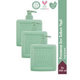 Savon De Royal Provence Luxury Sıvı Sabun Yeşil 500 ml 3 Adet | Dağ Esintisi | Vegan, Nemlendirici