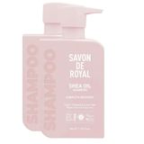 Savon de Royal Shea Yağı Boyalı ve Kıvırcık Saçlar İçin 2x500 ml İyileşme Etkili Şampuan