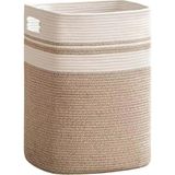Savora Çok Amaçlı Katlanabilir Moderin Tasarım Çamaşır Sepeti Gizli Kulp Detaylı Oturma Odası Geniş Hacim Battaniye Sepeti 35 x 40 cm Oyuncak Yastık Giyisi Havlu Depolayıcı (Hasır-Bej)
