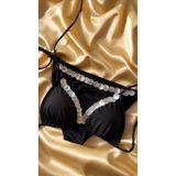 SAVORA SWİM Savora Nera Siyah Pullu Üçgen Bikini Takımı