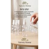 SAVORYHOME Ayıcık Figürlü Şeffaf Boş Sprey Şişesi 75 ml - Seyahat Tipi Kolonya ve Kozmetik Şişesi 1 Adet