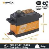 Savox Sa1256tgp Digital Servo Coreless Motor With Soft Start High Voltage Titanium Dişli