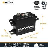 Savox Sc-1267sg-be Black Edition Digital Servo With Soft Start Coreless Motor High Voltage Çelik Dişli