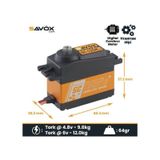 Savox Sc1258tgp Digital Servo Coreless Motor With Soft Start High Voltage Titanium Dişli