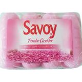 Savoy Pembe Çiçekler 4x70 ml Güzellik Sabunu