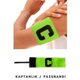 SAVUR Kaptanlık Pazubandı - Profesyonel Kaptan Kolluğu Bandı Yeşil