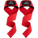 Savur Padded Lifting Straps / Crossfit Halter Kayışı - Kırmızı - Standart