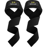 Savur Padded Lifting Straps / Crossfit Halter Kayışı - Siyah - Standart