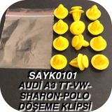 Say Audı A3 Tt Vw Sharon Polo Döşeme Klipsi