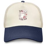 Say Boo to The Flu Trucker Hat Erkekler Komik Örgü Beyzbol Şapkası Yaz için