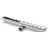 Say Çelik Carmine 50 Cm Duş Kanalı Abs Kasalı 50 mm Yandan Çıkışlı Piticare Desenli