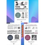 Say Yayınları Ingiliz Edebiyatı 101, Türk Edebiyatı 101, Amerikan Edebiyatı 101(3KİTAP)
