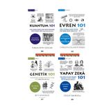 Say Yayınları Yapay Zeka 101, Evren 101, Kuantum 101, Genetik 101(4KİTAP)