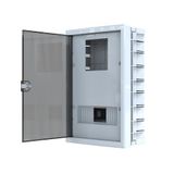 Sayaç Kutusu 9 Sigortalı Monofaze/Trifaze Sıva Altı Sayaç Kutusu IP40 25 x 37.5 x 12.6 cm POLİ 101