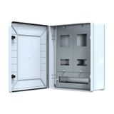 Sayaç Panosu 14 Sigortalı 2 Monofaze Sayaçlı Sıva Üstü Sayaç Panosu IP65 40 x 50 x 20 cm POLİ 033