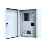Sayaç Panosu 15 Sigortalı Monofaze Sayaçlı Sıva Üstü Sayaç Panosu IP65 30 x 40 x 17 cm POLİ 038-1