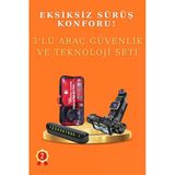 Sayarmarkt 3’Lü Araç Asistan Seti: Geri Görüş Kamerası, Yol Kayıt Ve Güvenli Park Sistemi