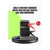 Sayarmarkt 4’Ü 1 Arada Powerbank Özellikli Araç Akü Şarj Takviye Cihazı