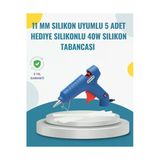 Sayarmarkt 5 Silikon Hediyeli 40W Sıcak Silikon Tabancası Pratik Güçlü Kullanım