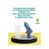 Sayarmarkt 5 Silikon Hediyeli 40W Silikon Tabancası Ev Ve Hobi Kullanımı