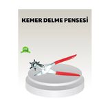 Sayarmarkt 6 Başlıklı Kemer Delme Pense Paslanmaz Çelik Çok Amaçlı