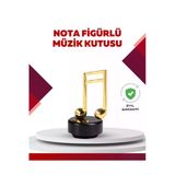 Sayarmarkt Altın Nota Temalı Müzik Kutusu Müzikli Hediyelik
