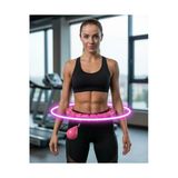 Sayarmarkt Evde Spor İçin Akıllı Hula Hoop Çemberi Bel Mor