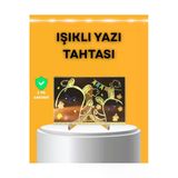 Sayarmarkt Otay Led Yazı Panosu - Çok Amaçlı Masaüstü Ve Duvar Tipi Işıklı Not Panosu