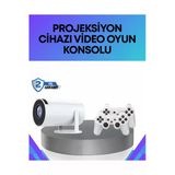 Sayarmarkt Oyun Konsolu Uyumlu Kablosuz Projeksiyon Cihazı Ev Sinema Deneyimi